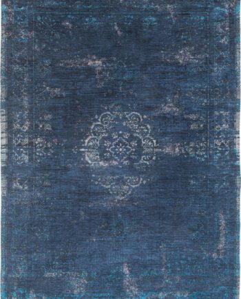 Louis De Poortere carpet LX 8254 Fading World Medaillon Blue Night