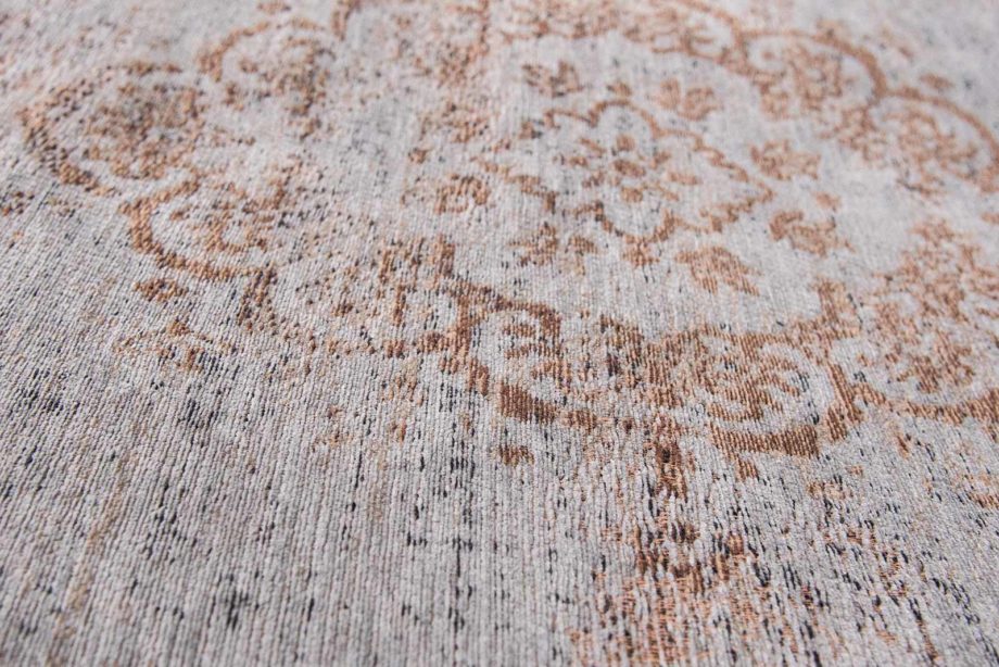 Louis De Poortere carpet LX 8257 Fading World Medaillon Grey Ebony