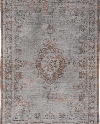 Louis De Poortere carpet LX 8257 Fading World Medaillon Grey Ebony
