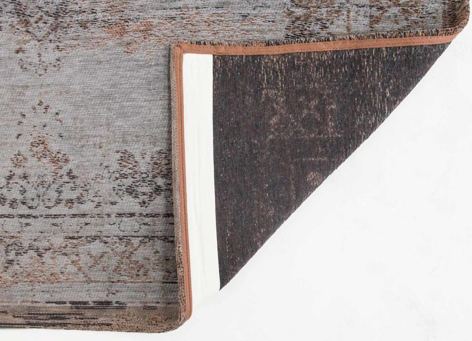Louis De Poortere carpet LX 8257 Fading World Medaillon Grey Ebony back