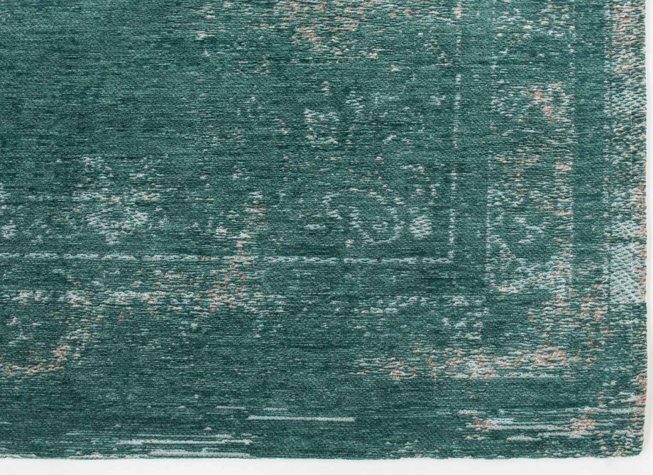 Louis De Poortere carpet LX 8258 Fading World Medaillon Jade corner