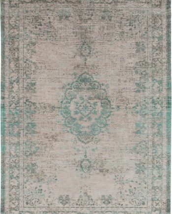 Louis De Poortere carpet LX 8259 Fading World Medaillon Jade Oyster