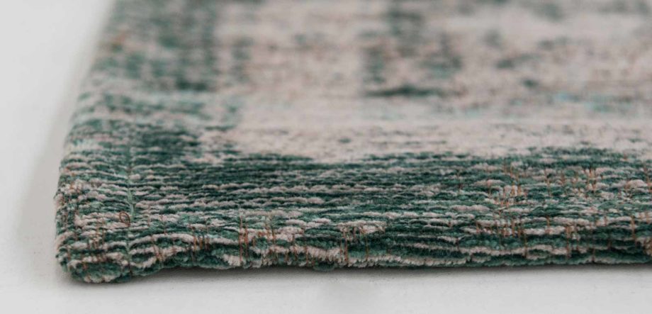 Louis De Poortere carpet LX 8259 Fading World Medaillon Jade Oyster side