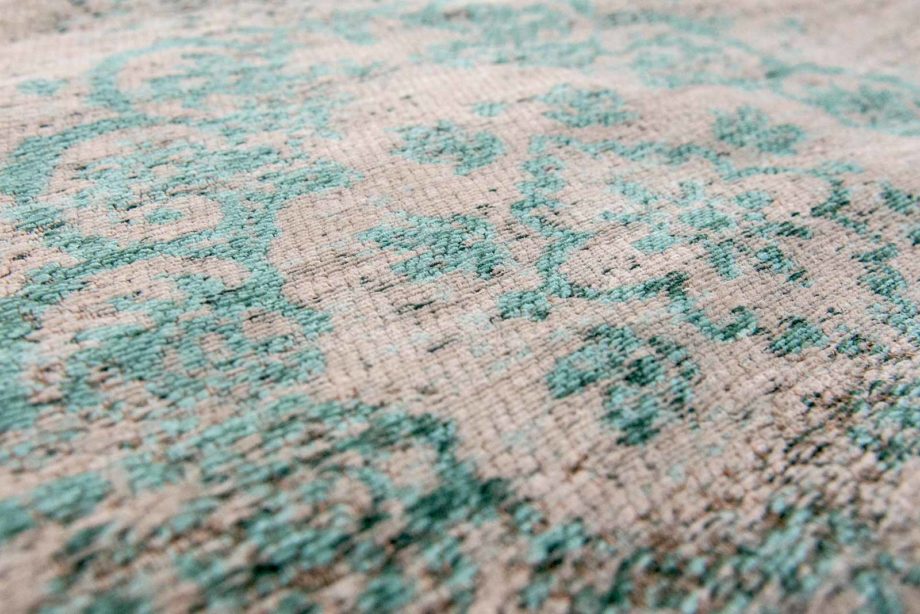 Louis De Poortere carpet LX 8259 Fading World Medaillon Jade Oyster zoom
