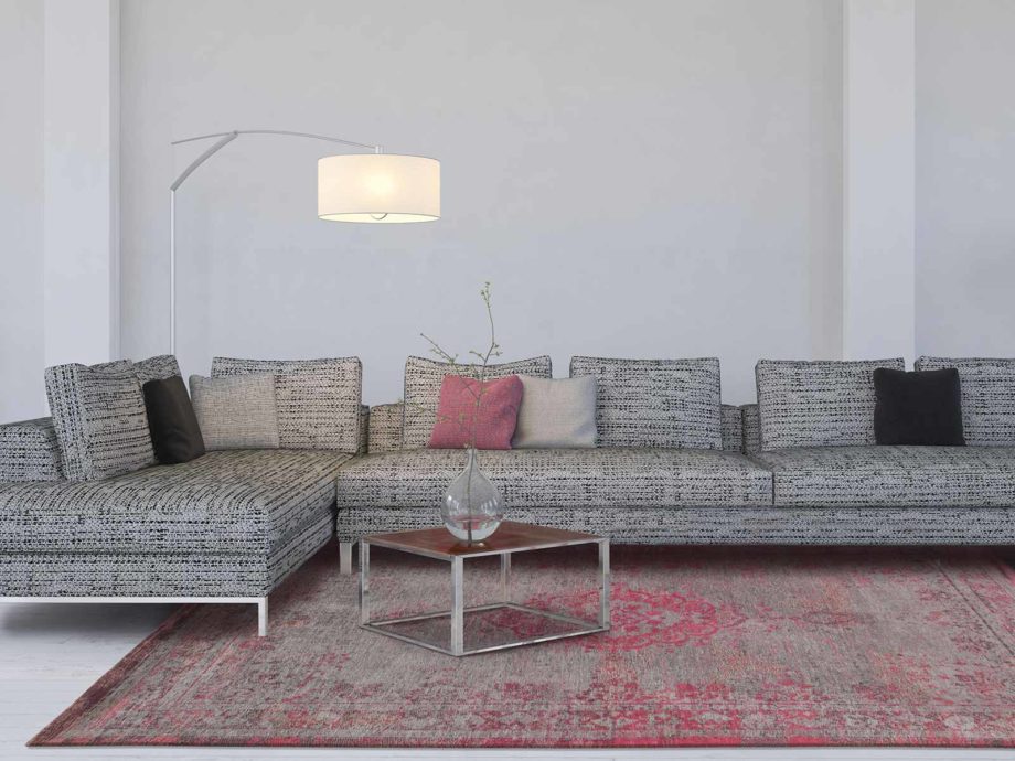 Louis De Poortere carpet LX 8261 Fading World Medaillon Pink Flash interior