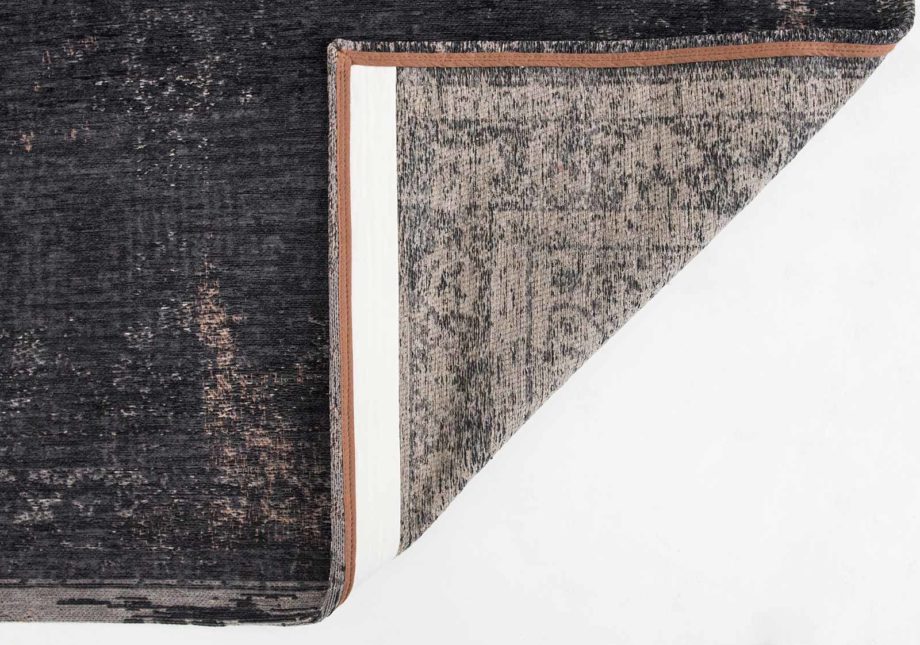 Louis De Poortere carpet LX 8263 Fading World Medaillon Mineral Black back