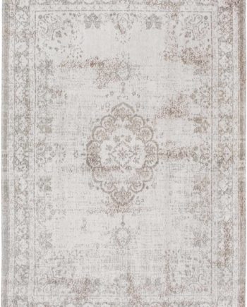 Louis De Poortere carpet LX 8383 Fading World Medaillon Salt Pepper