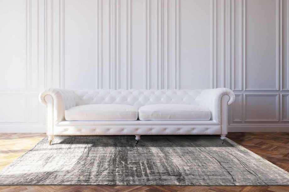 Louis De Poortere carpet LX 8420 Mad Men Griff Jersey Stone interior 2