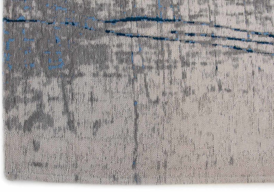 Louis De Poortere carpet LX 8421 Mad Men Griff Bronx Azurite corner