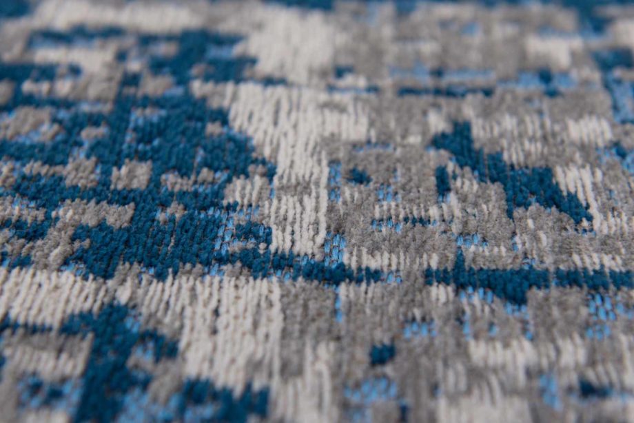 Louis De Poortere carpet LX 8421 Mad Men Griff Bronx Azurite zoom