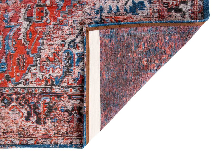 Louis De Poortere carpet LX 8703 Antiquarian Antique Heriz Classic Brick back
