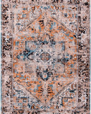 Louis De Poortere carpet LX 8705 Antiquarian Antique Heriz Seray Orange