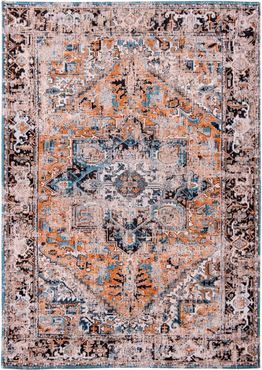 Louis De Poortere carpet LX 8705 Antiquarian Antique Heriz Seray Orange