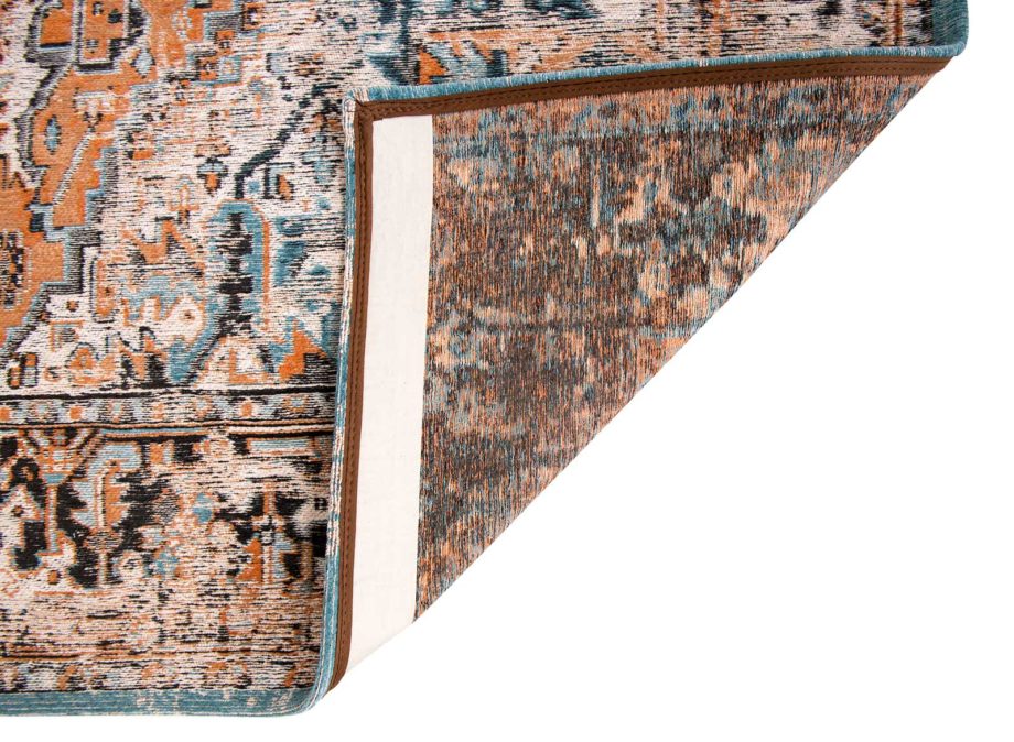Louis De Poortere carpet LX 8705 Antiquarian Antique Heriz Seray Orange back