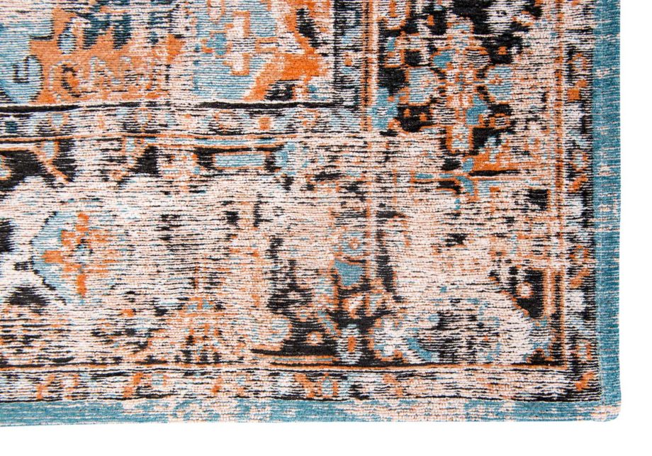 Louis De Poortere carpet LX 8705 Antiquarian Antique Heriz Seray Orange corner
