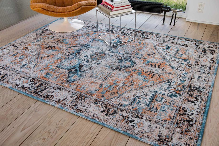 Louis De Poortere carpet LX 8705 Antiquarian Antique Heriz Seray Orange interior