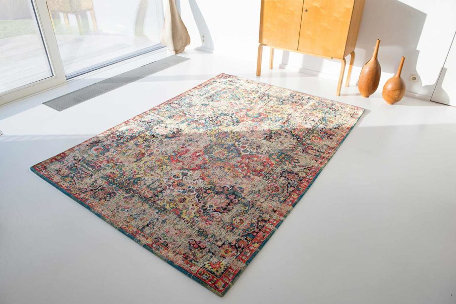 Louis De Poortere carpet LX 8712 Antiquarian Antique Bakthiari Janissary Multi interior