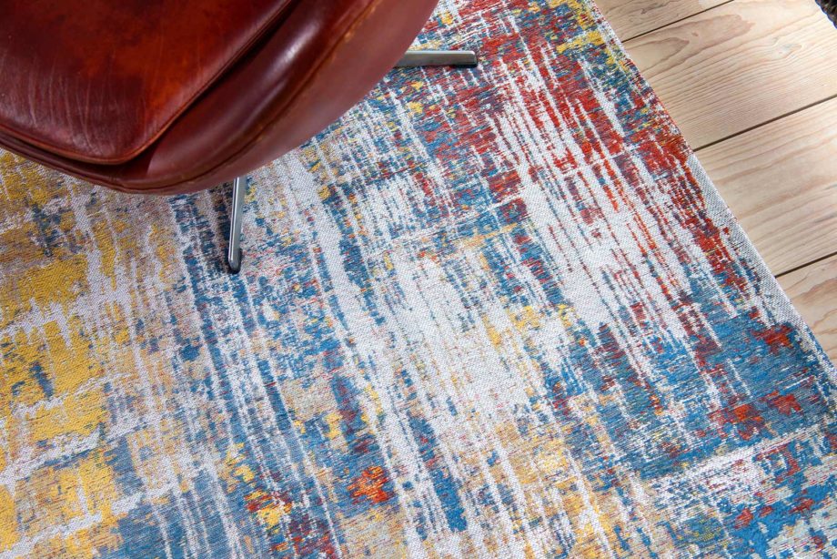 Louis De Poortere carpet LX 8714 Atlantic Streaks Montauk Multi interior