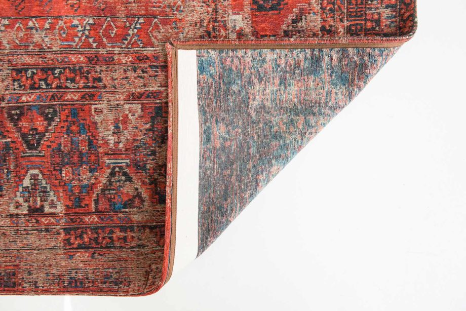 Louis De Poortere carpet LX 8719 Antiquarian Antique Hadschlu 782 Red back