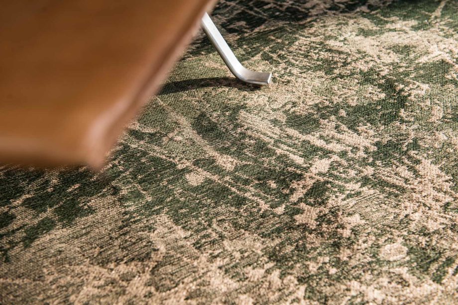 Louis De Poortere carpet LX 8723 Mad Men Cracks Dark Pine interior 2