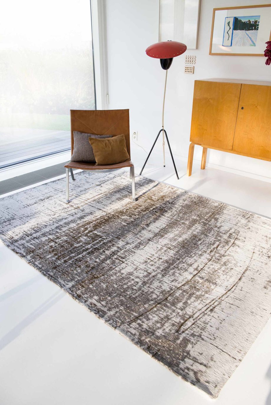 Louis De Poortere carpet LX 8785 Mad Men Griff Concrete Jungle interior