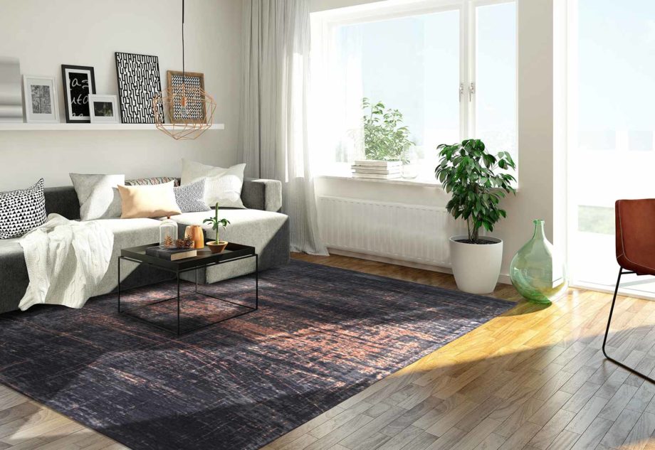 Louis De Poortere carpet LX 8925 Mad Men Griff Soho Copper interior