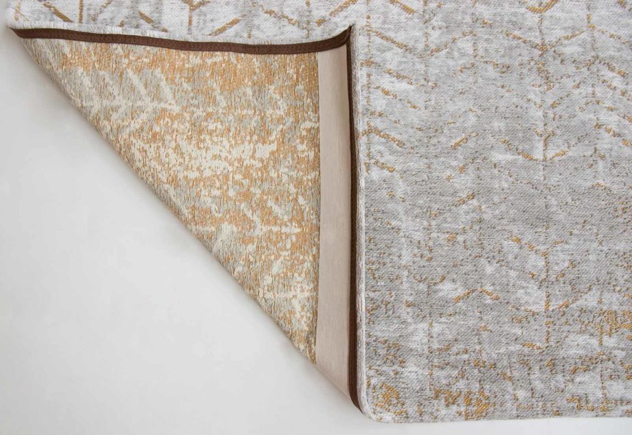 Louis De Poortere carpet LX 8928 Mad Men Jacobs Ladder Central Yellow back