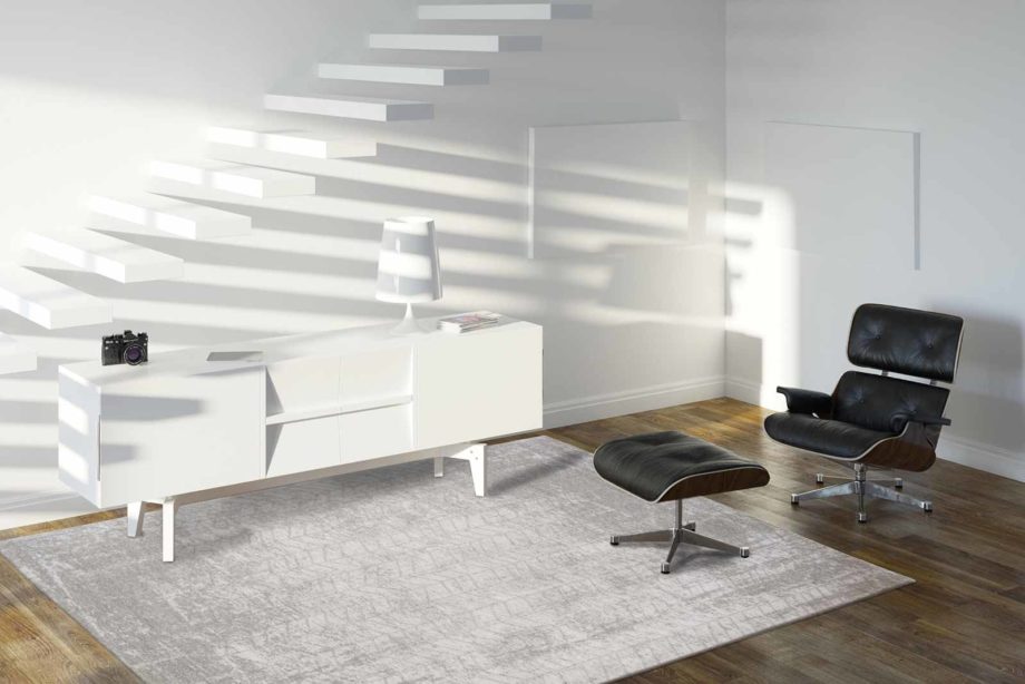 Louis De Poortere carpet LX 8929 Mad Men Jacobs Ladder White Plains interior