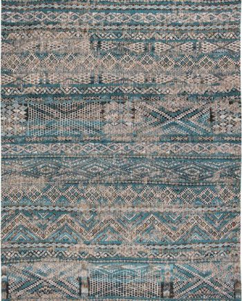 Louis De Poortere carpet LX 9110 Antiquarian Kilim Zemmuri Blue