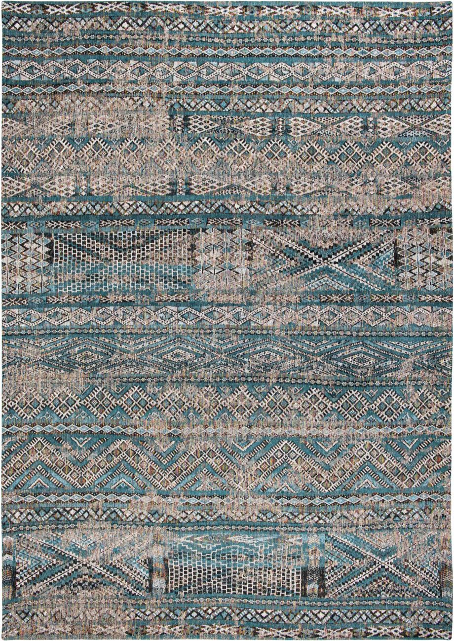 Louis De Poortere carpet LX 9110 Antiquarian Kilim Zemmuri Blue