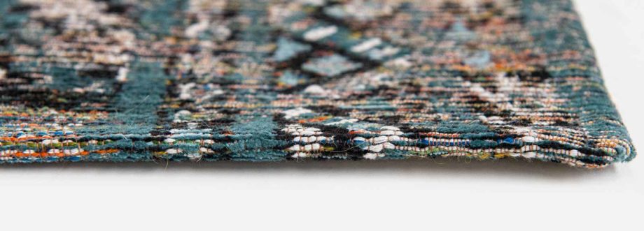 Louis De Poortere carpet LX 9110 Antiquarian Kilim Zemmuri Blue side