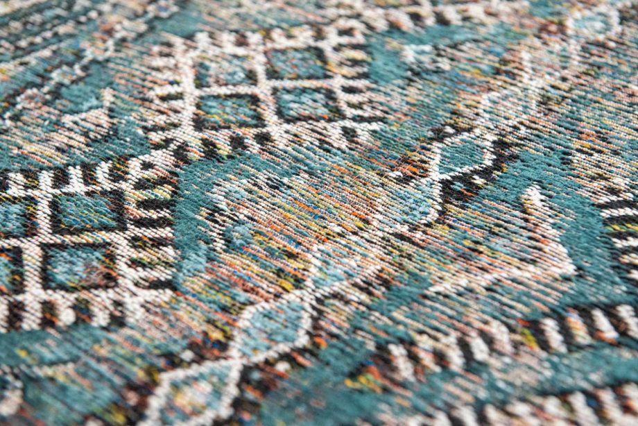 Louis De Poortere carpet LX 9110 Antiquarian Kilim Zemmuri Blue zoom 1