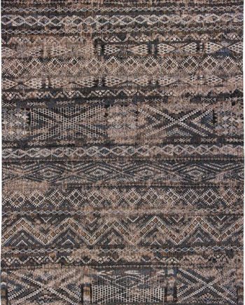 Louis De Poortere carpet LX 9113 Antiquarian Kilim Black Rabat