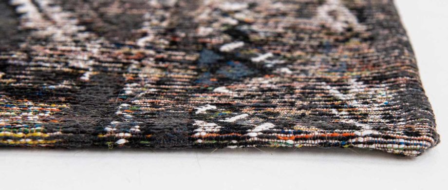 Louis De Poortere carpet LX 9113 Antiquarian Kilim Black Rabat side