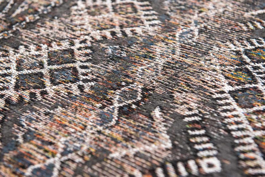 Louis De Poortere carpet LX 9113 Antiquarian Kilim Black Rabat zoom 1
