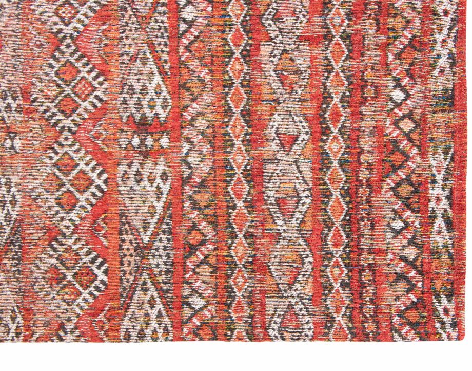 Louis De Poortere carpet LX 9115 Antiquarian Kilim Fez Red corner