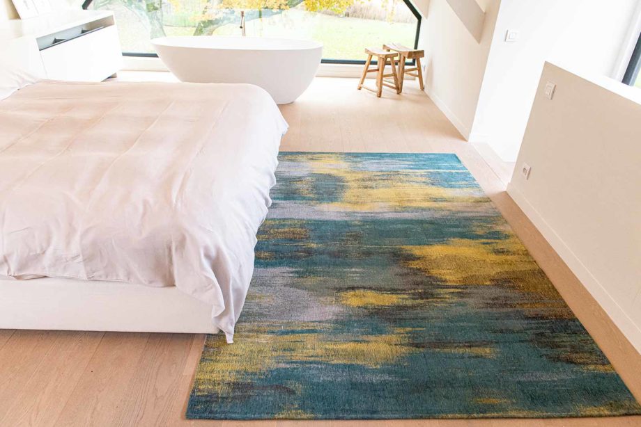 Louis De Poortere carpet LX 9119 Atlantic Monetti Nymphea Blue interior 8