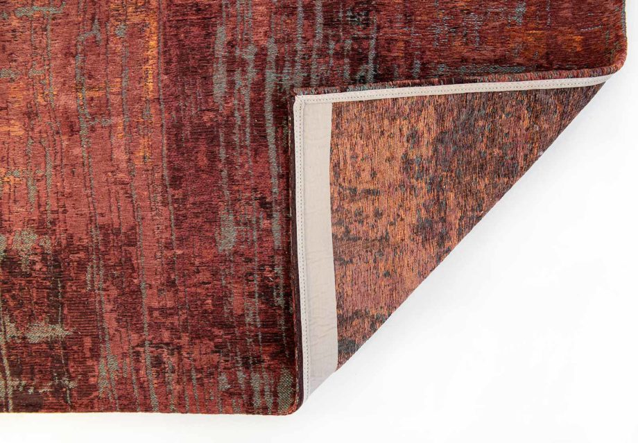 Louis De Poortere carpet LX 9125 Atlantic Streaks Nassau Red back