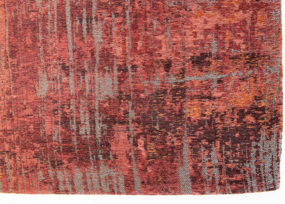 Louis De Poortere carpet LX 9125 Atlantic Streaks Nassau Red corner