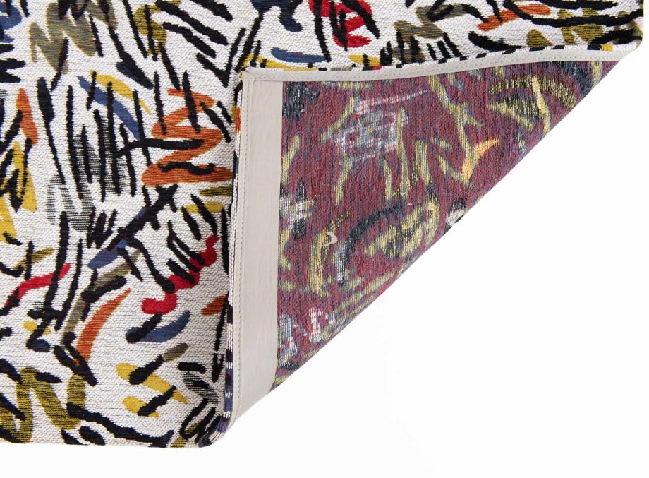 Louis De Poortere carpet LX 9144 Gallery Graffito Street Graph back