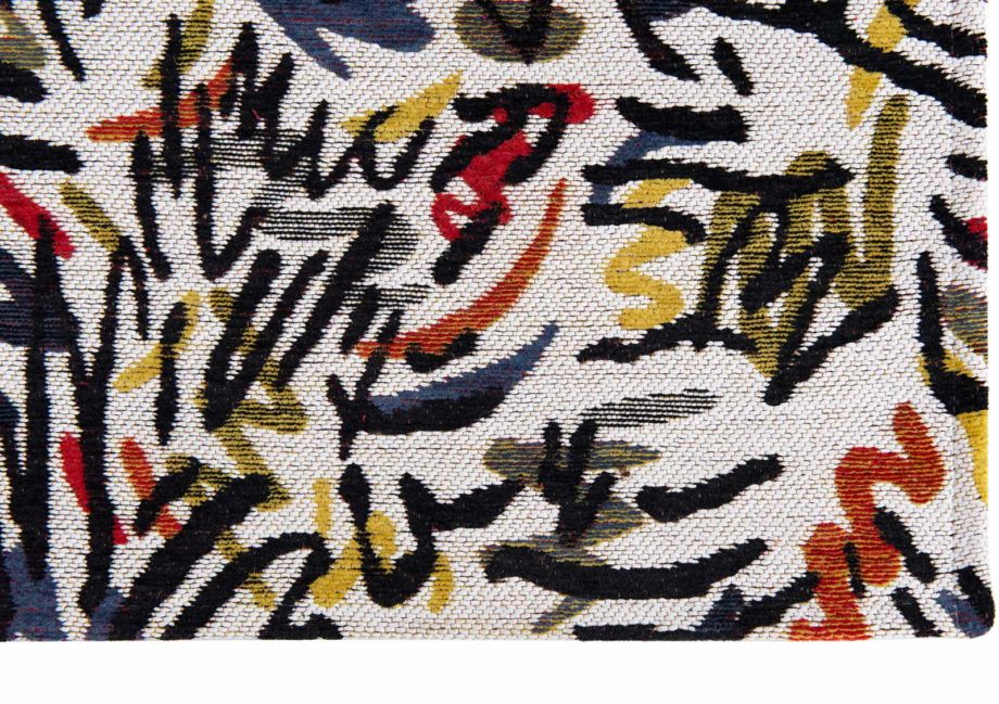Louis De Poortere carpet LX 9144 Gallery Graffito Street Graph corner