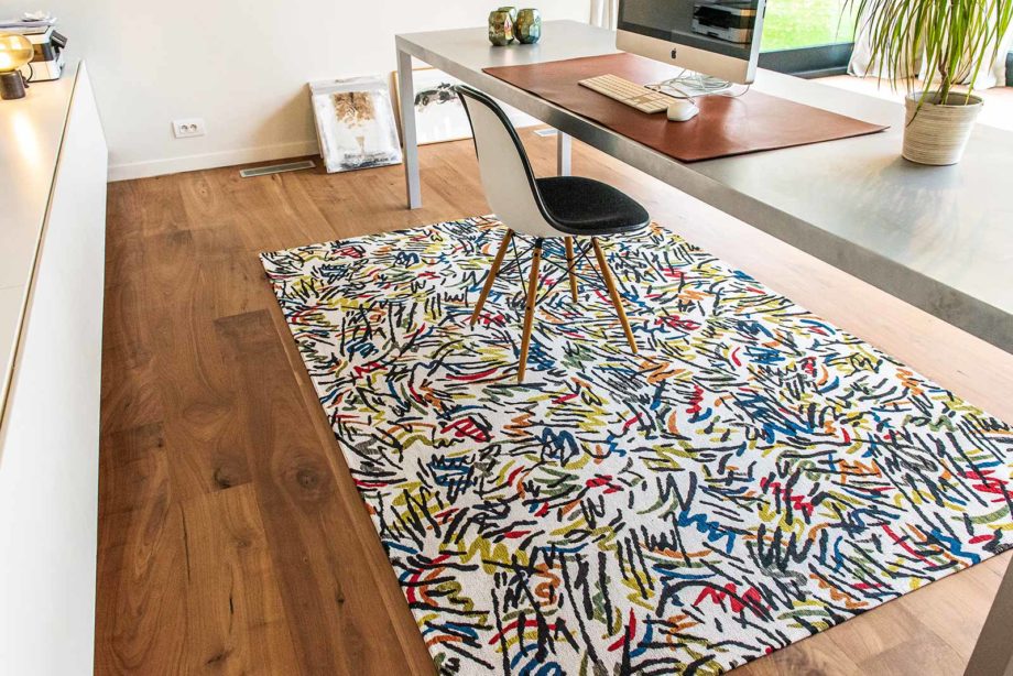 Louis De Poortere carpet LX 9144 Gallery Graffito Street Graph interior 4