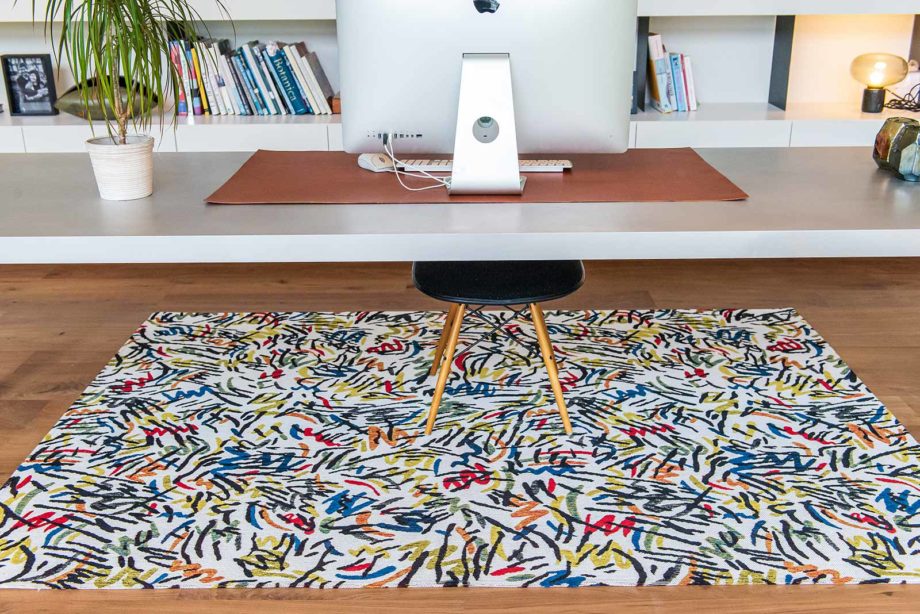Louis De Poortere carpet LX 9144 Gallery Graffito Street Graph interior 7