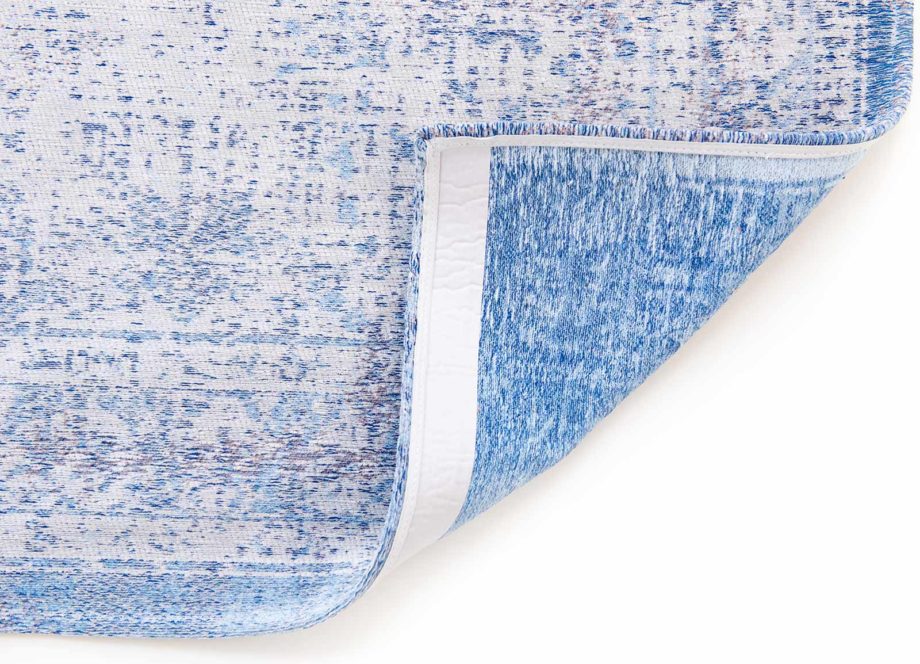 Louis De Poortere carpet LX 9065 Fading World Medallion Grey Jeans back