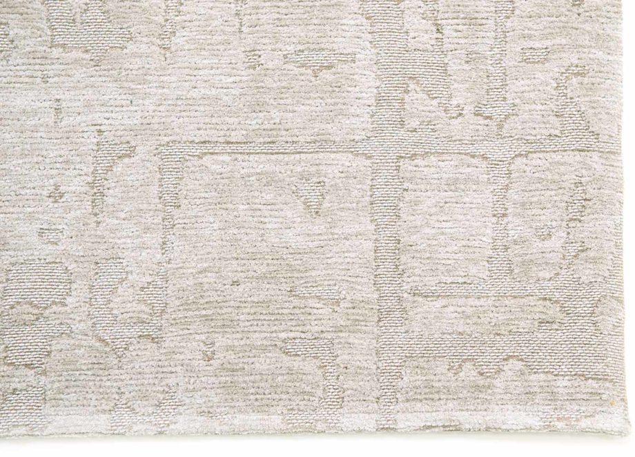 Louis De Poortere carpet LX 9197 Structures Baobab Dry Beige corner