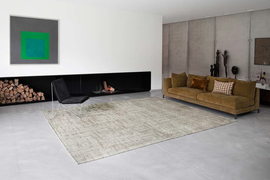 Louis De Poortere carpet LX 9197 Structures Baobab Dry Beige interior 4