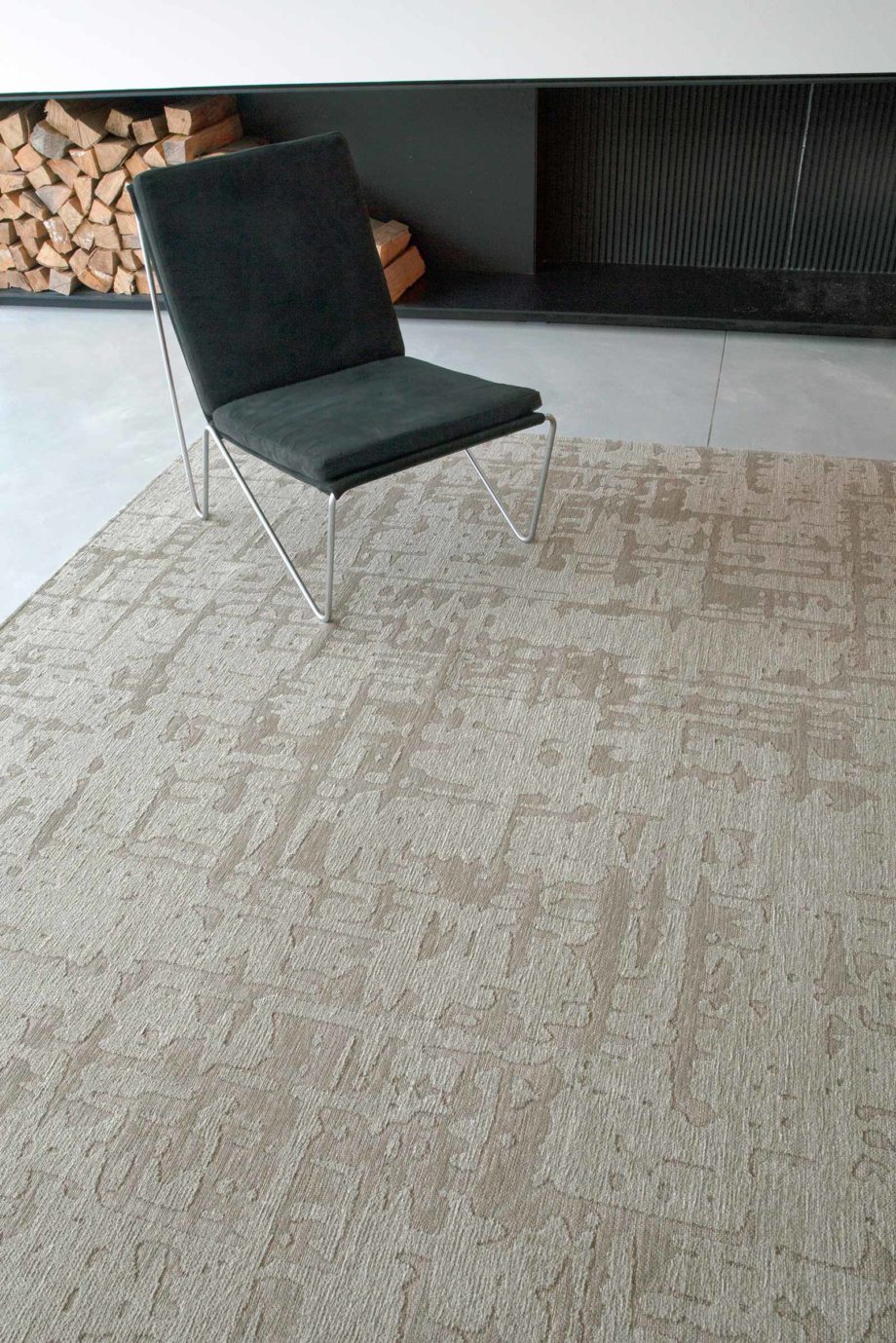 Louis De Poortere carpet LX 9197 Structures Baobab Dry Beige interior 6