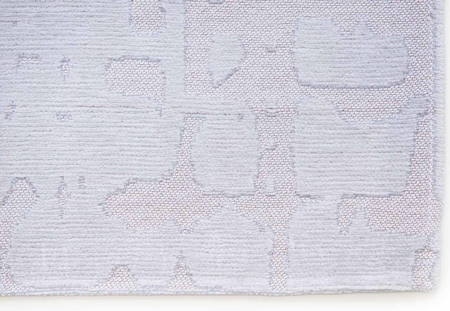 Louis De Poortere carpet LX 9198 Structures Baobab Tsingy Oyster corner