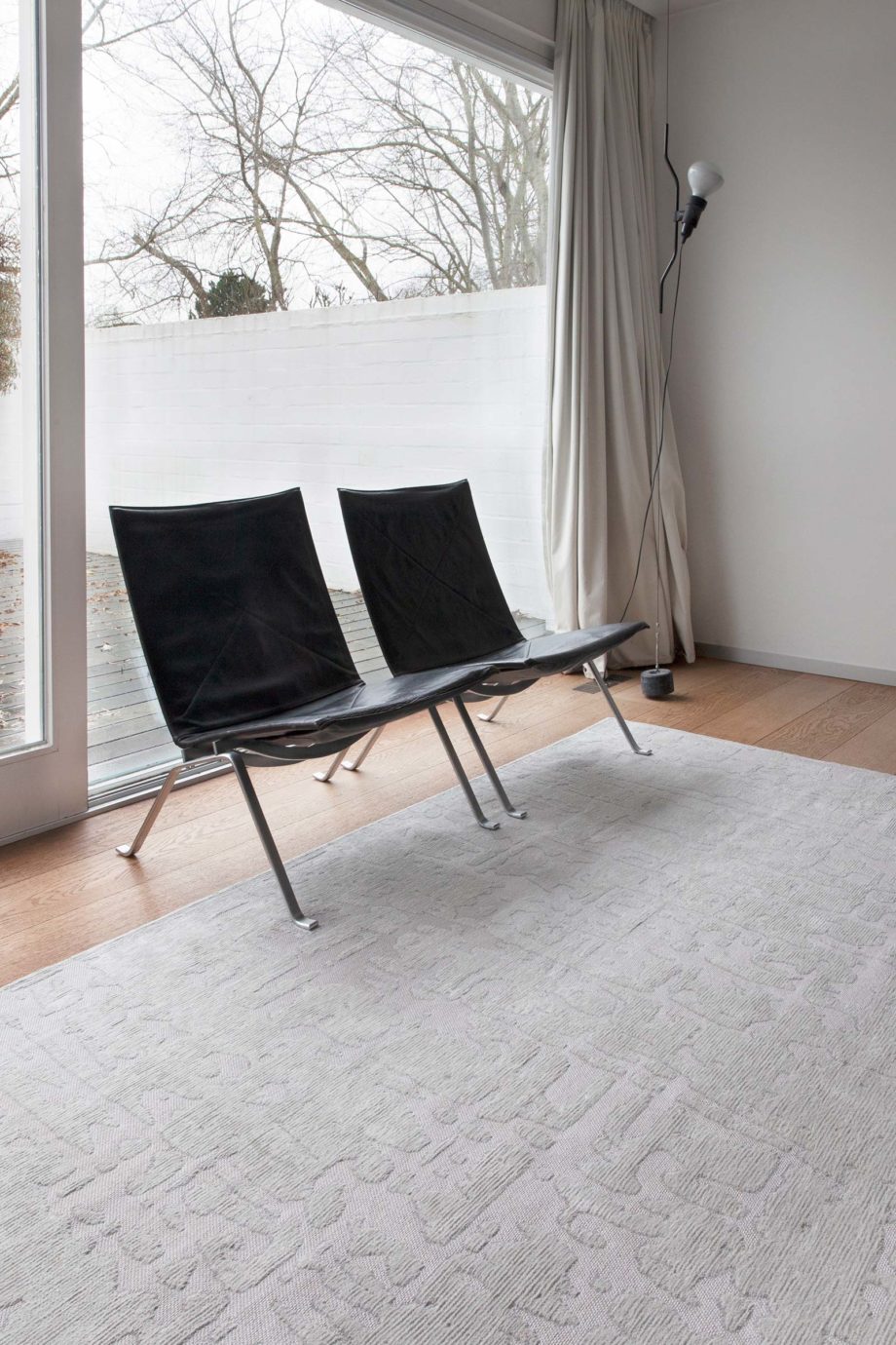 Louis De Poortere carpet LX 9198 Structures Baobab Tsingy Oyster interior 2