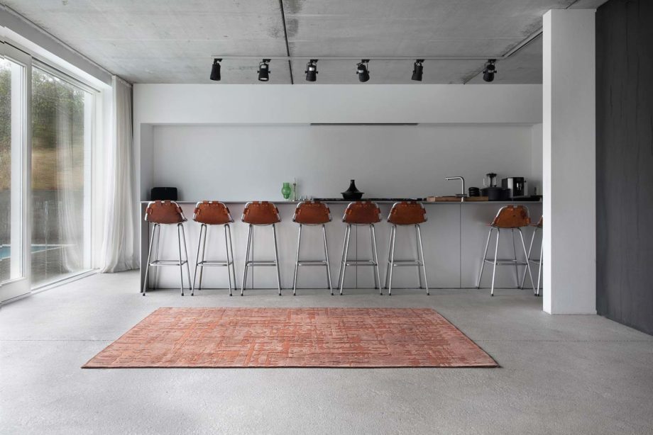 Louis De Poortere carpet LX 9199 Structures Baobab Za Copper interior 1
